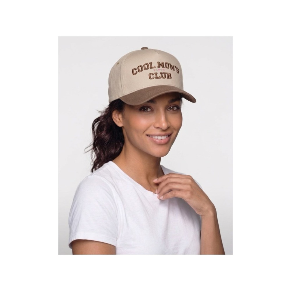 One Size - Zenana Cool Mom's Club Hat Beige/Mocha